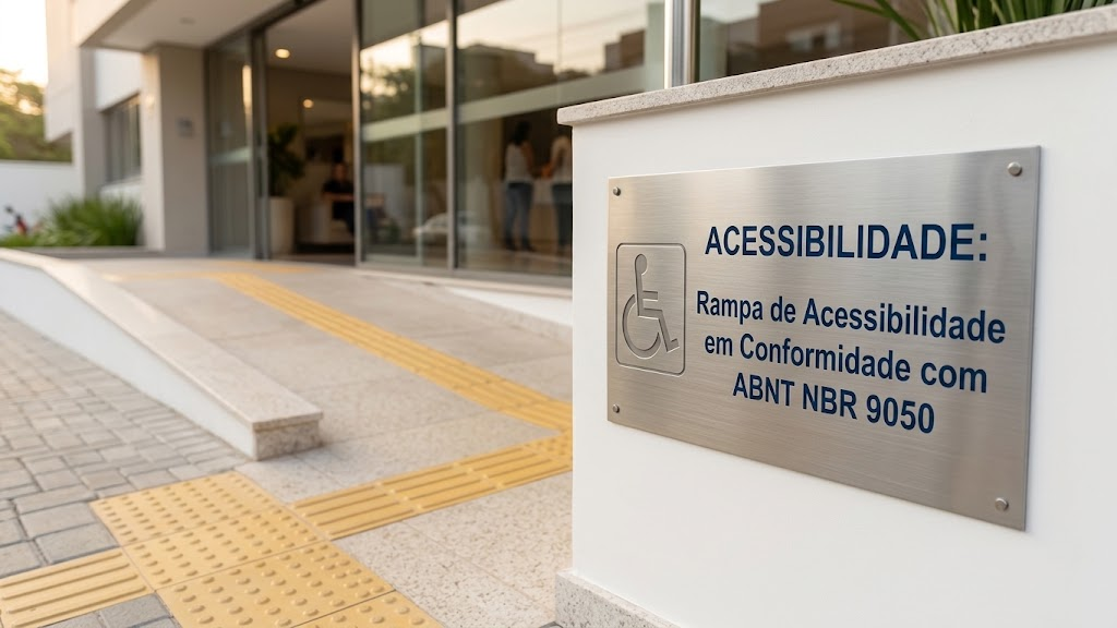 Rampa de acessibilidade NBR 9050