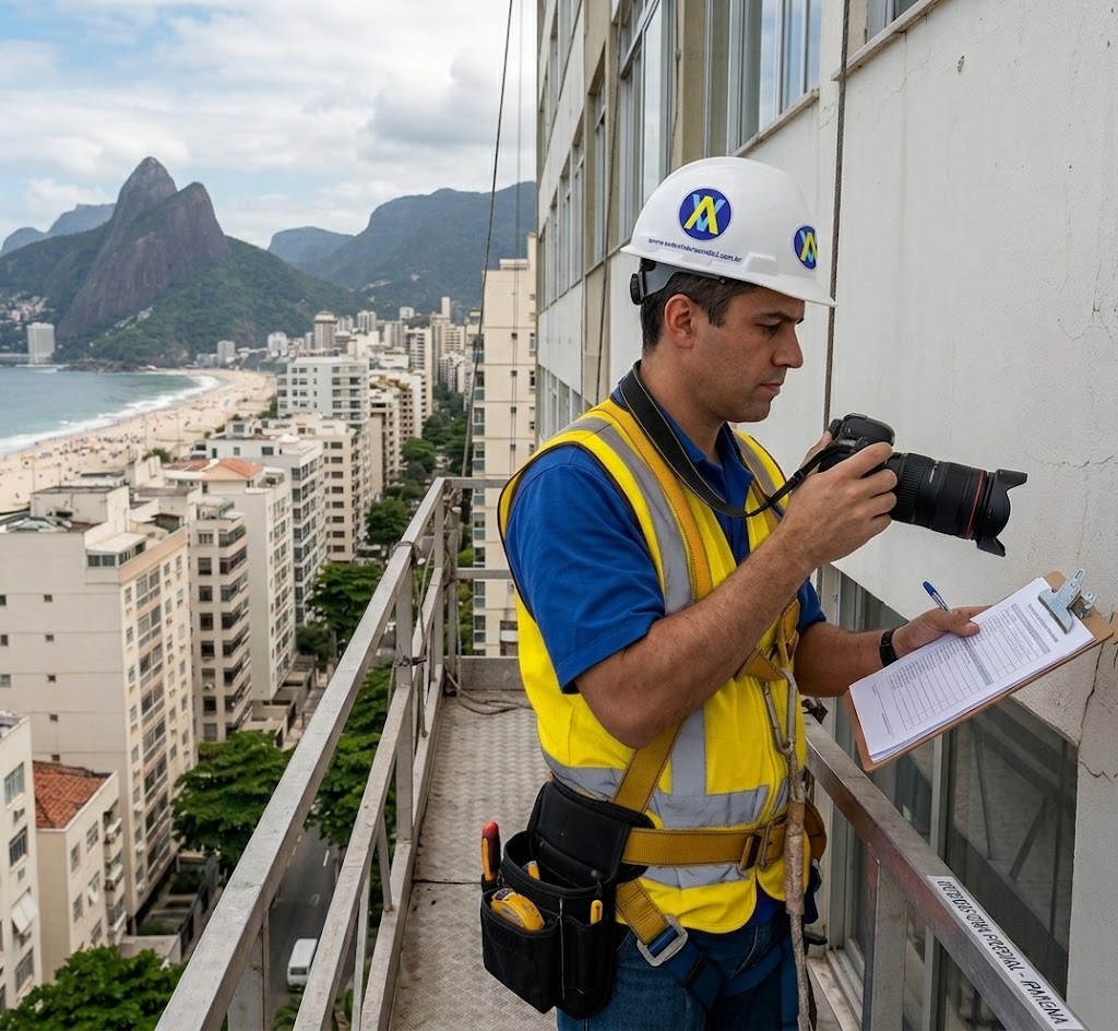 Autovistoria Predial, com Laudos de AVCB e marquises em Ipanema